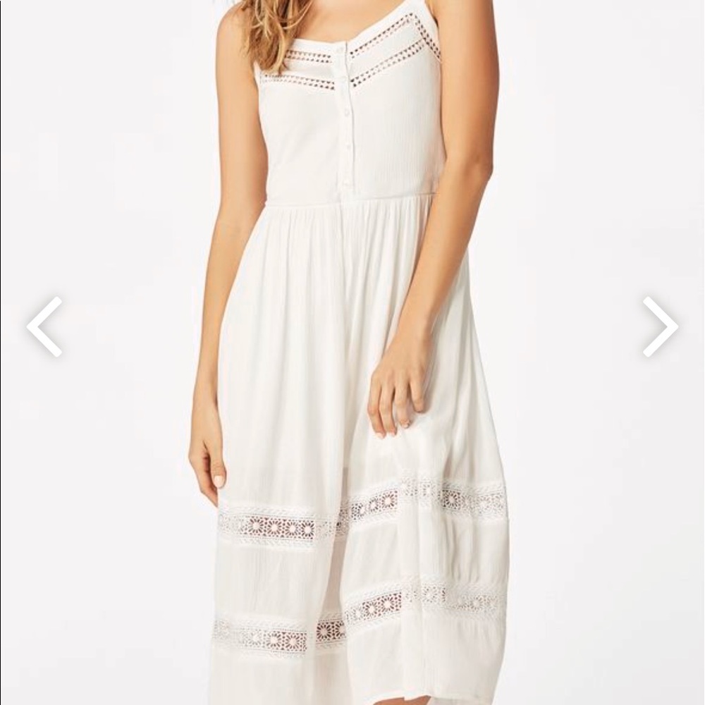 Just Fab White Summer Dress