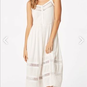 Just Fab White Summer Dress