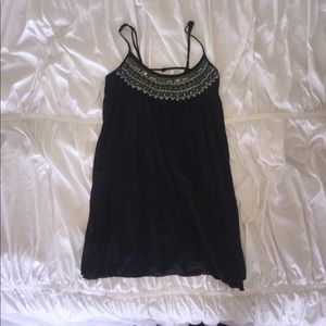 Navy blue summer dress