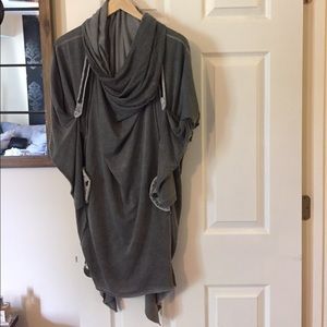 Cowl neck dress