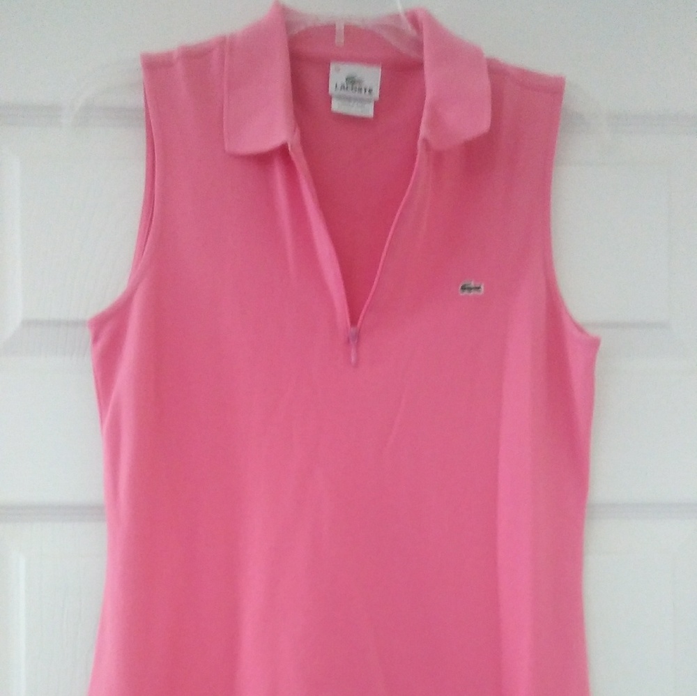 Lacoste pink dress