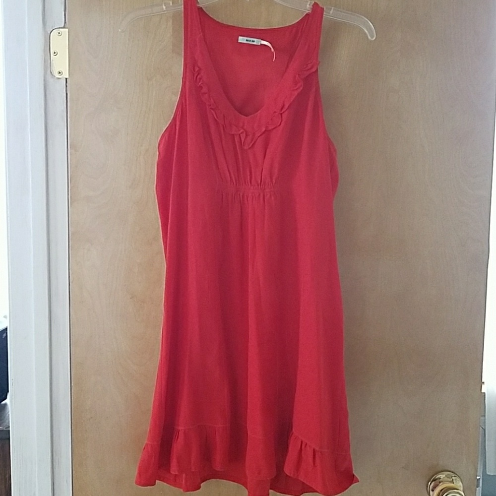 Anthropologie 100% silk sun dress