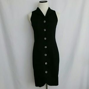 Andrea Jovine Dress Size 4 Black