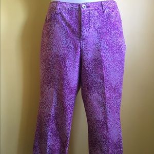Nine West Cigarette Fit capris Sz 14