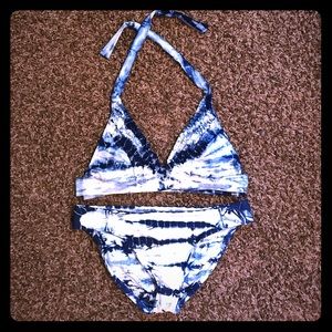 Tie-dye Lucky bathing suit