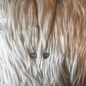 TWO HEART NECKLACES