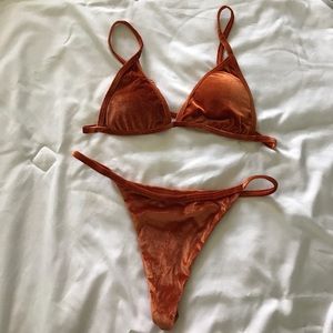 Velvet Orange Bikini