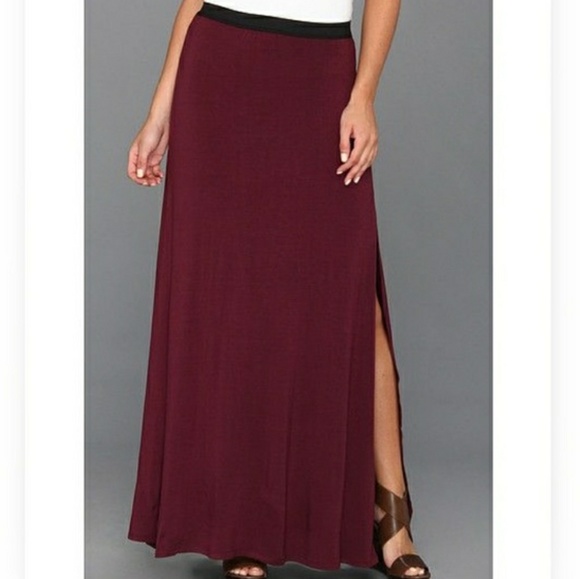 Free People Dresses & Skirts - Free People NWT eggplant maxi skirt