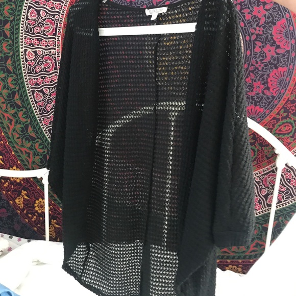 Black Knit Cardigan - Picture 1 of 2