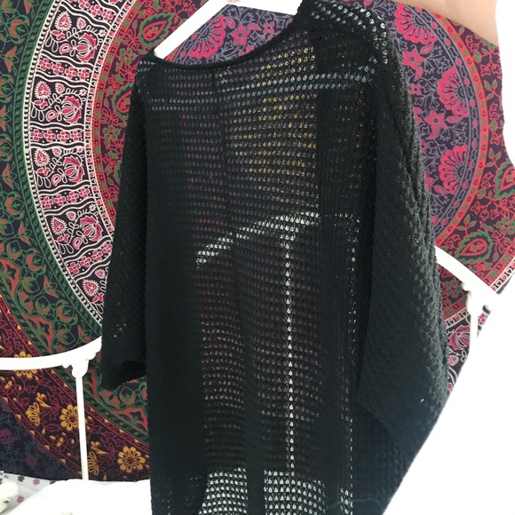 Black Knit Cardigan - Picture 2 of 2