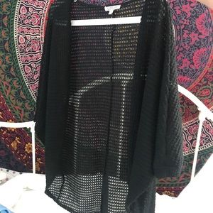 Black Knit Cardigan