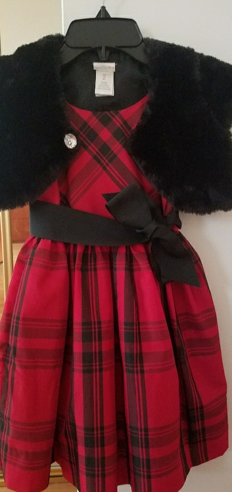 Kids Ralph Lauren dress and black shrug size 5