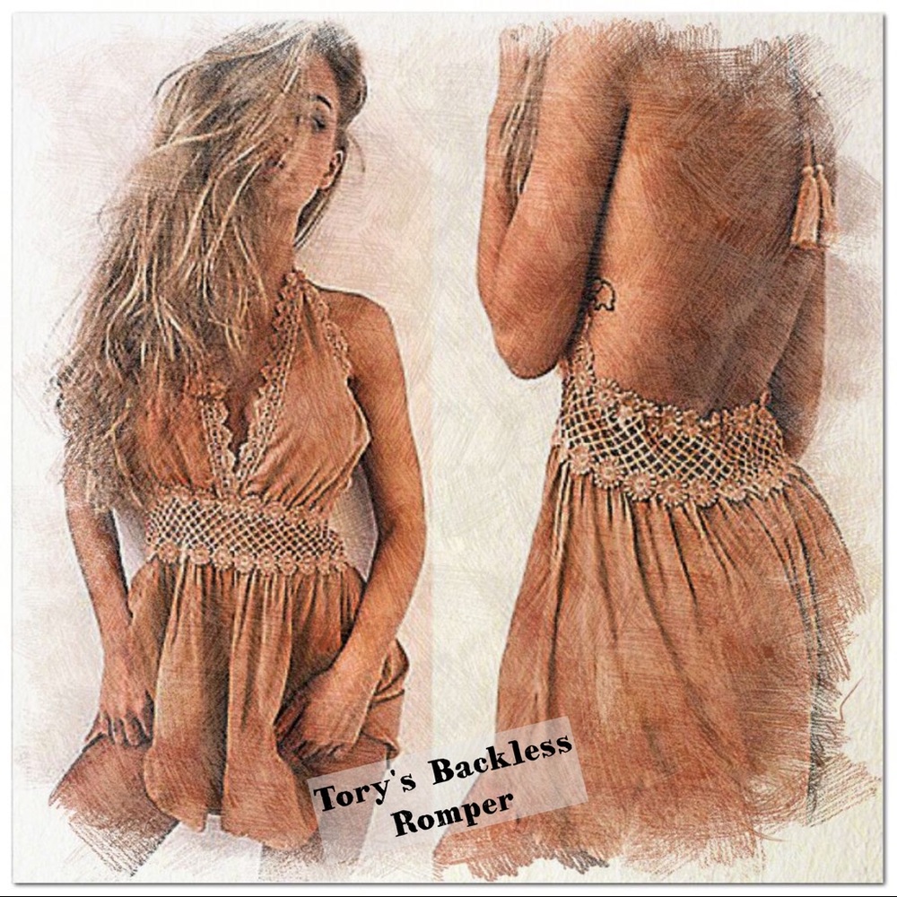⬇️🆕JUST IN! SATURDAY SPECIAL Backless Romper!