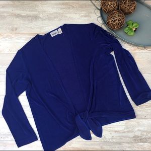 Chico's Travelers Gorgeous Royal Blue Cardigan