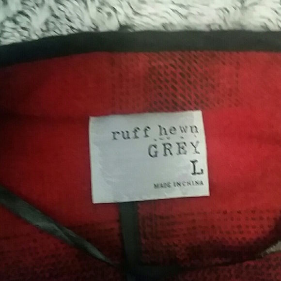 Red plaid jacket - Picture 4 of 5