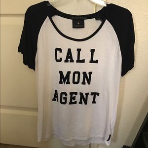 Scotch and Soda "Call Mon Agent" Shirt