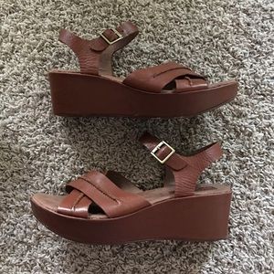Korks by Kork-ease Platform Wedge Sandals