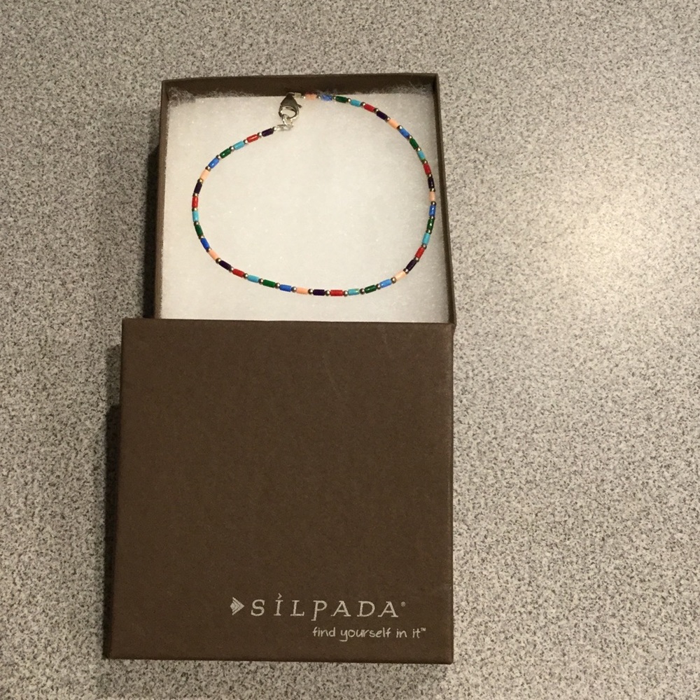 Retired Sterling Silver Silpada Ankle Bracelet