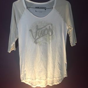 vans elongated baseball tee