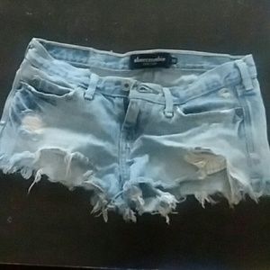 Abercrombie kids denim shorts