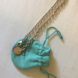 Authentic Return to Tiffany oval necklace
