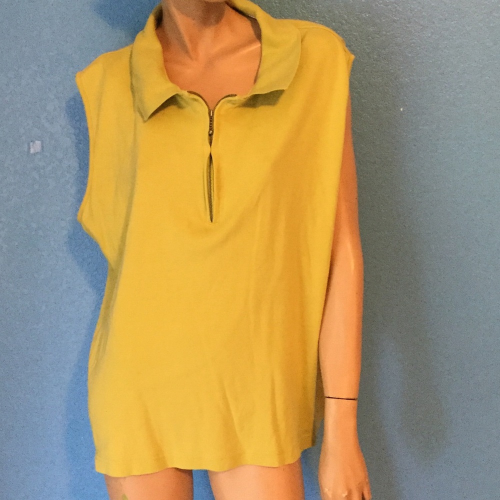 Lime Green Sleeveless Top