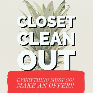 Help me clean out my closet!