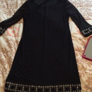 Black dress with gems