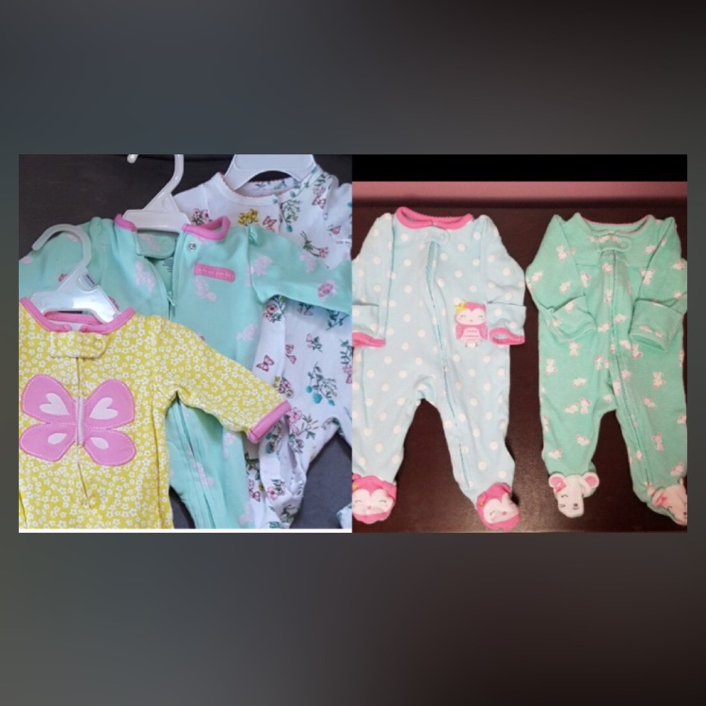 Carters 5 Newborn Sleepers