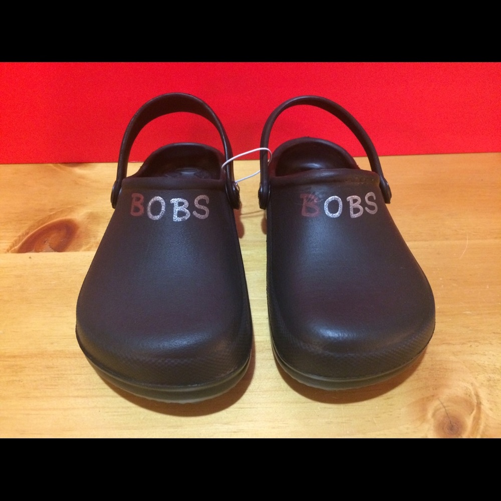 Kid's Black Bobs by Skechers Slip On Shoes NWOT