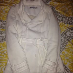 White trench coat like jacket
