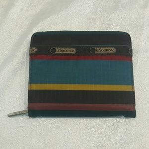 LeSportsac unisex zipper wallet