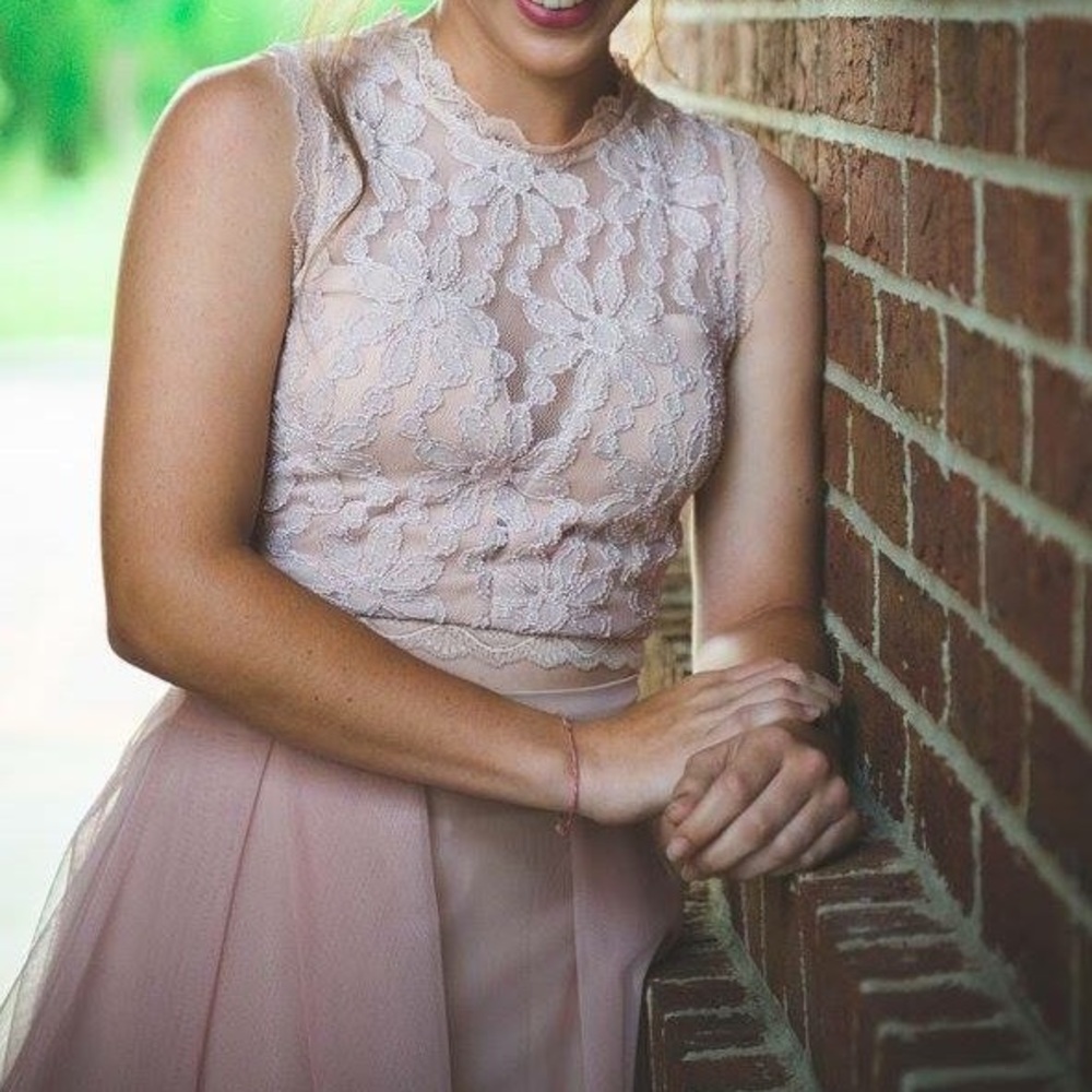 Two piece formal dress