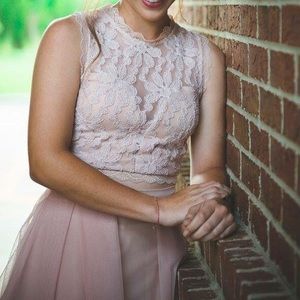 Two piece formal dress