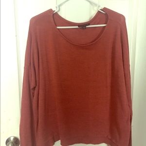 Muted Red Light Sweater