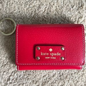 Red Kate Spade Darla wallet