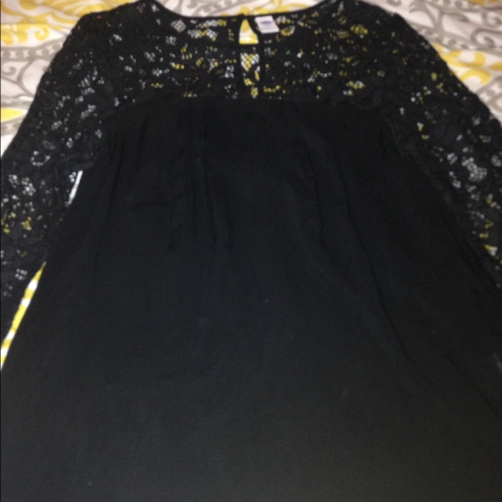 Black Lacey shirt