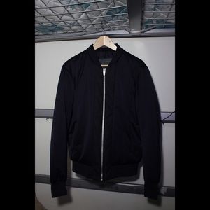 Zara Mens Black Polyester Bomber