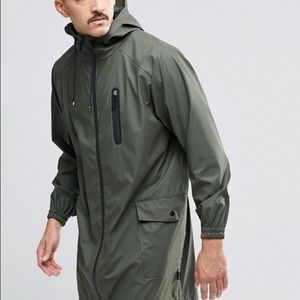 RAINS UNISEX Parka Raincoat 💦☔️💦