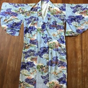 VINTAGE 1950's SHIROKIYA KIMONO AUTHENTIC