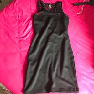 Black tight fit dress