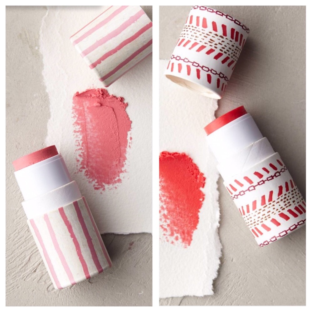 Anthropology lip and cheek tint, set of 2