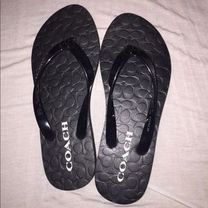 Coach flip flops
