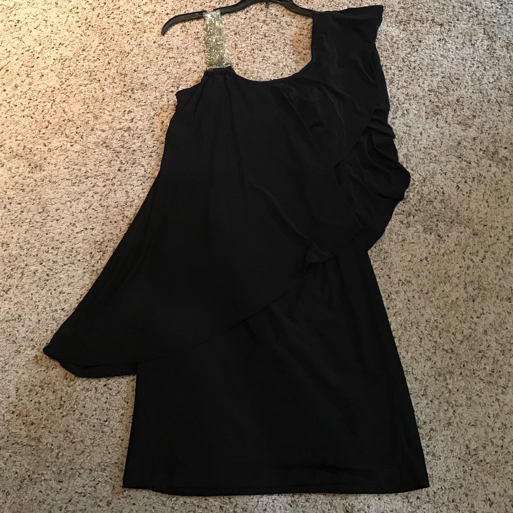 Black cocktail dress