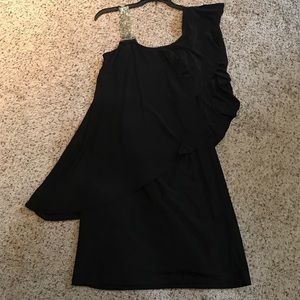 Black cocktail dress