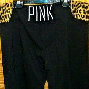 PINK VICTORIA SECRETS YOGA PANTS