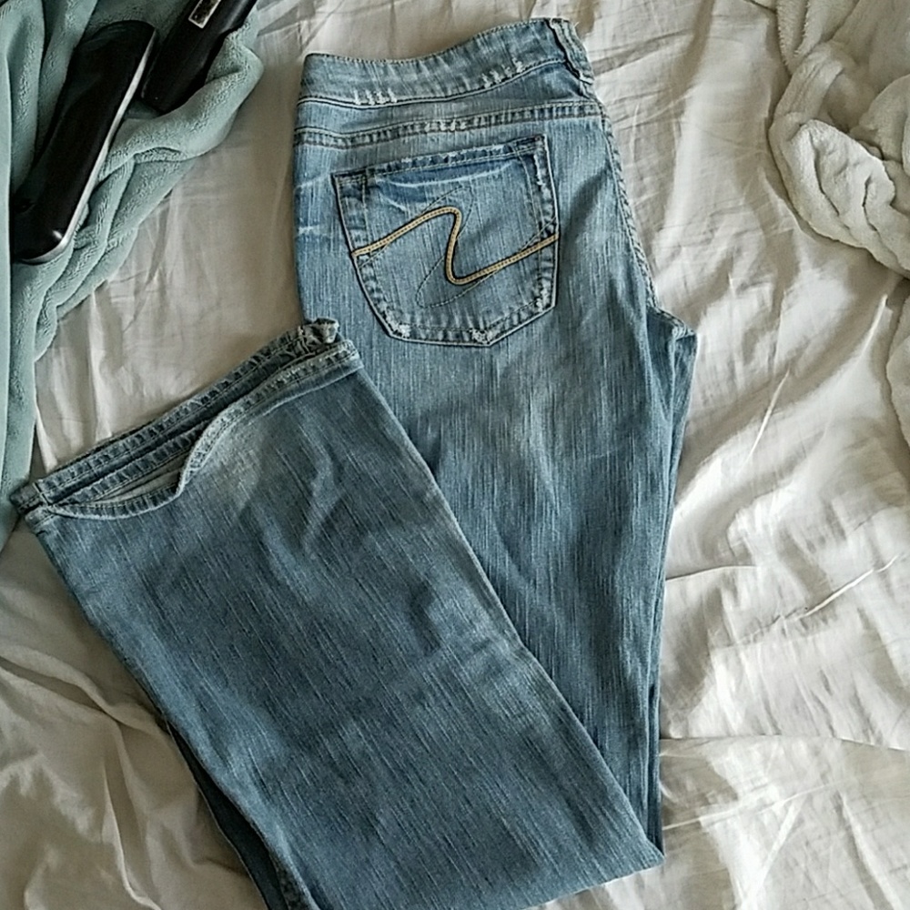 Silver jeans
