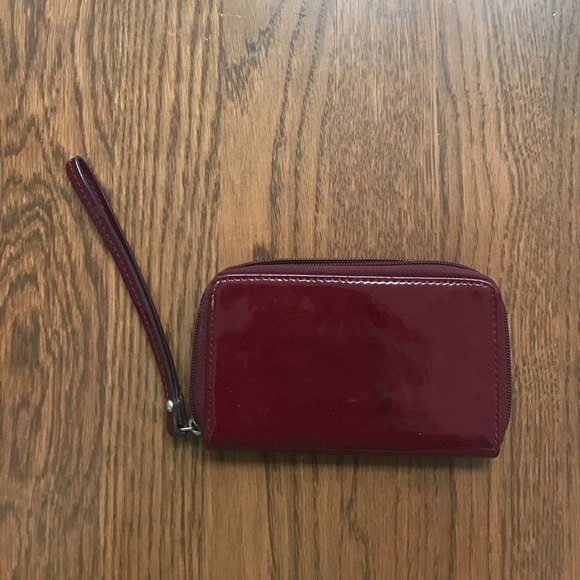 Coach leather Wallet wristlet - Picture 3 of 6