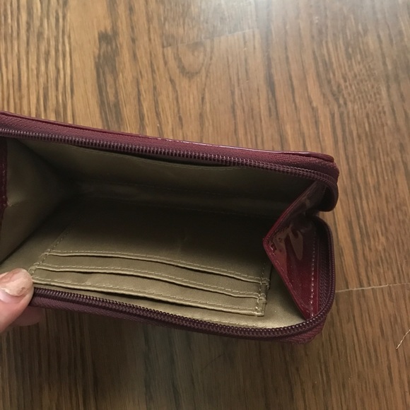 Coach leather Wallet wristlet - Picture 4 of 6