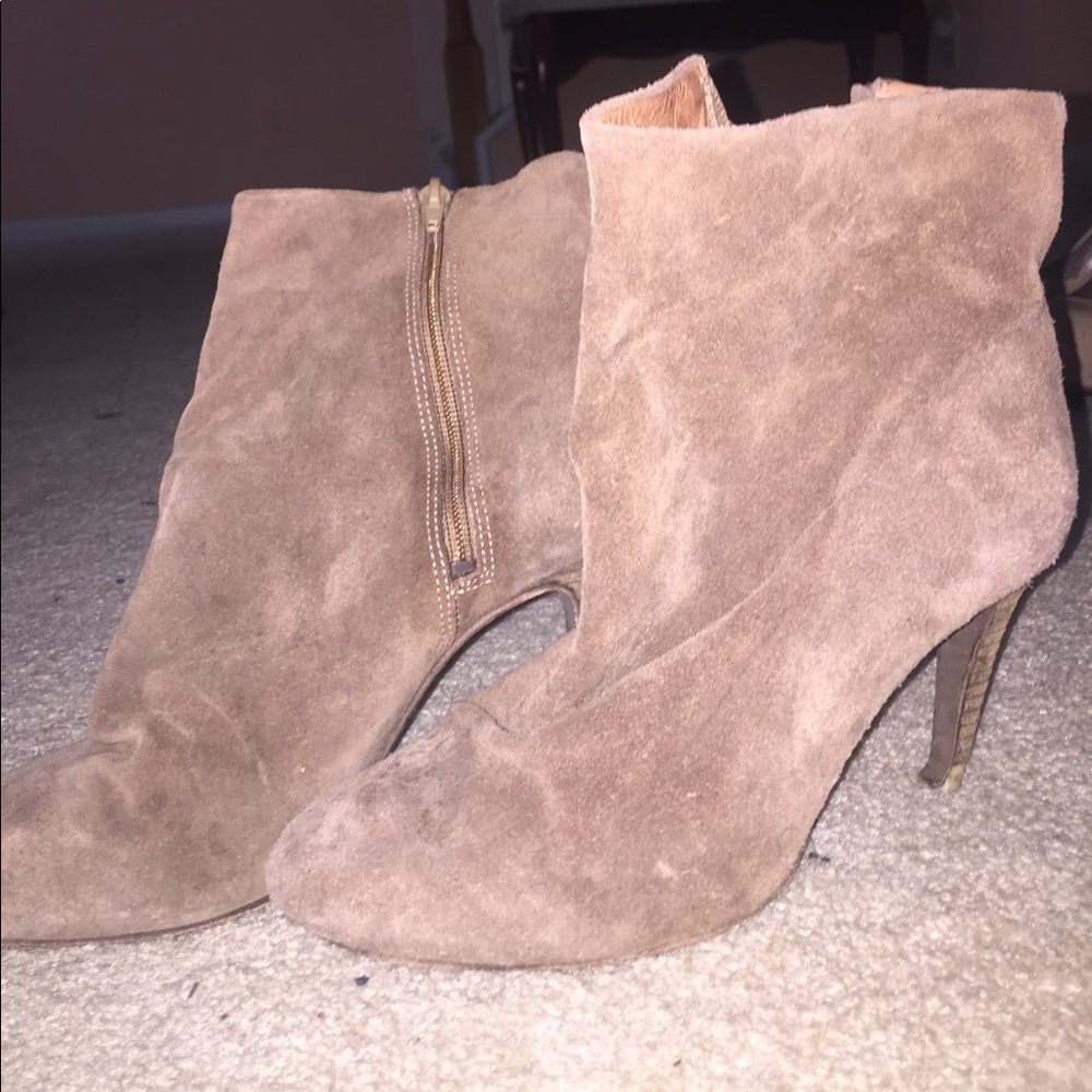 Free people heeled ankle booties